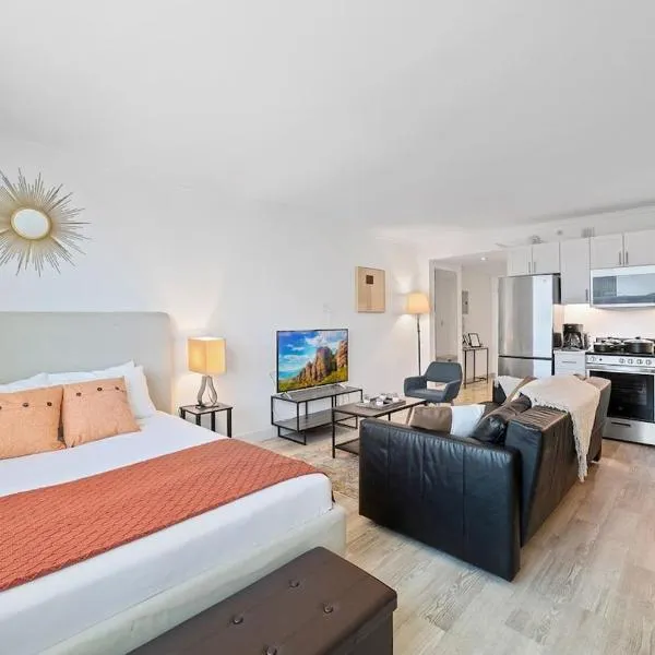 Sleep 4 Stylish Boardwalk CozySuites Studio, hotel v destinaci Atlantic City