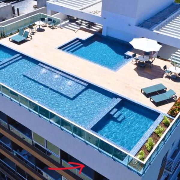 PORTO DE GALINHAS - CUPE - FLAT VARANDA com VISTA ao MAR - ROOFTOP com PISCINA
