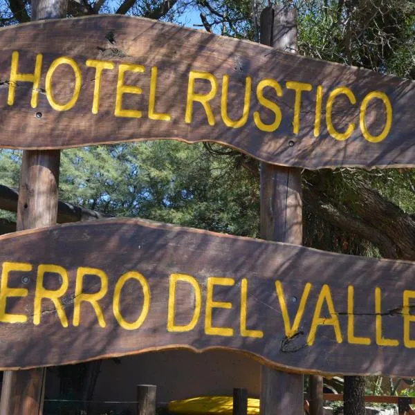 산 아구스틴 데 바예 페르틸에 위치한 호텔 Hotel Rustico Cerro Del Valle