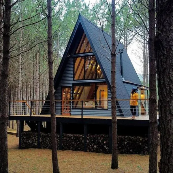 Cabana Alameda Black, hotel in Cambara do Sul