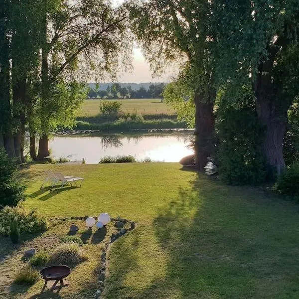 FeWo-Heidekreis right along the old river Leine, hotel di Ahlden