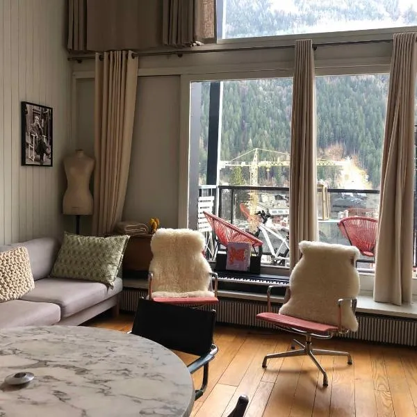 Design loft in Chamonix Center, hotel em Chamonix-Mont-Blanc