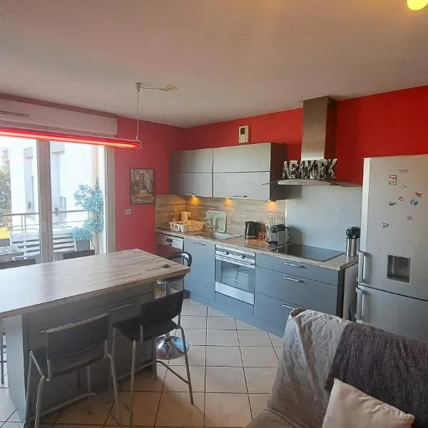 Appartement cosy 3 pièces avec garage privatif, hotel em Saint-Priest