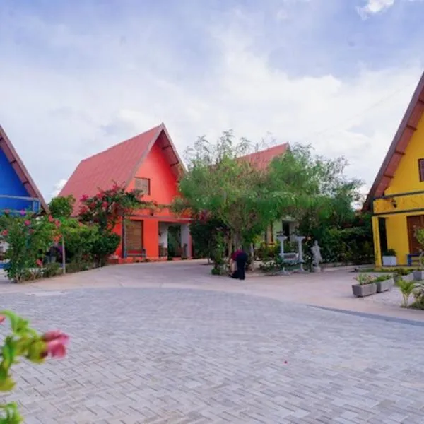 Vila Feliz - Chalés completos - ideal para famílias, hotel in Serra de São Bento