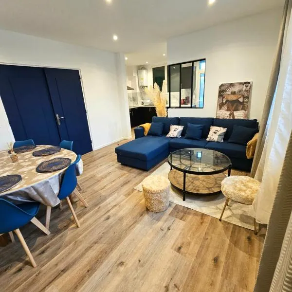 Maison spacieuse jardin Transat - Parking gratuit、Saint-Michelのホテル