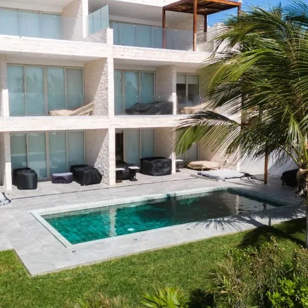 Beachfront Apartment Coral Vista, hotel ad Akumal