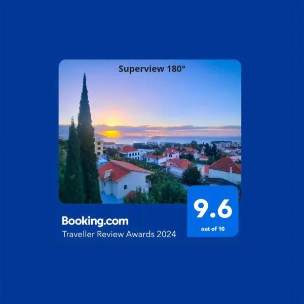 Warm Winter Stay with Panoramic Sea and City Views, Sunrise and Sunset Moments, hotel in Funchal