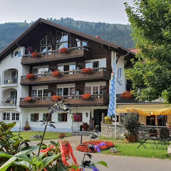 Hotel Alpengasthof Löwen, hotelli kohteessa Bad Hindelang