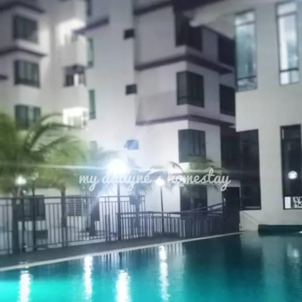My Dallyne's Homestay at The Heights Residence, Ayer Keroh, Melaka, hotel din Ayer Keroh