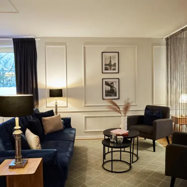 R B Apartment am Airport Hamburg - 1-4 Personen - Küche - Smart TV - Waschmaschine - perfekt für Geschäftsreisende oder Familien, hotel v Hamburku