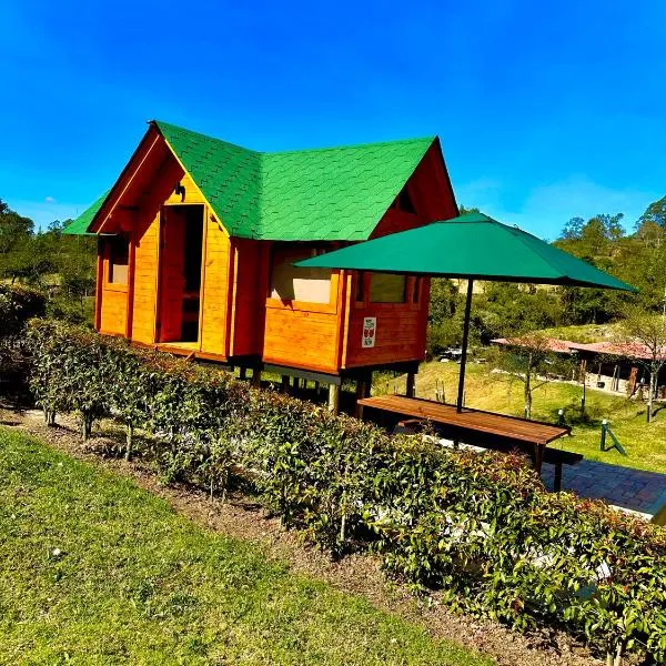 Cabaña de Pino Escapada Natural a 7 Min, hotel v destinaci Chiquinquirá