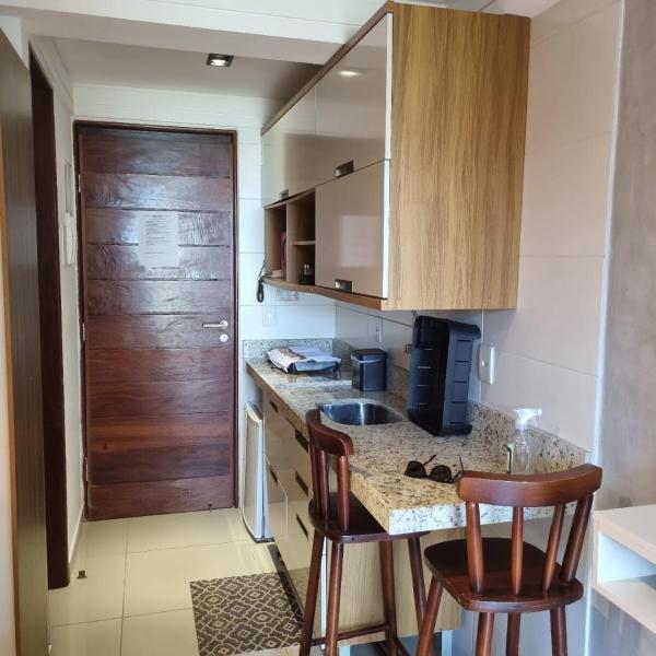 Confortável Flat com vista parcial do mar de Intermares - Foto 5