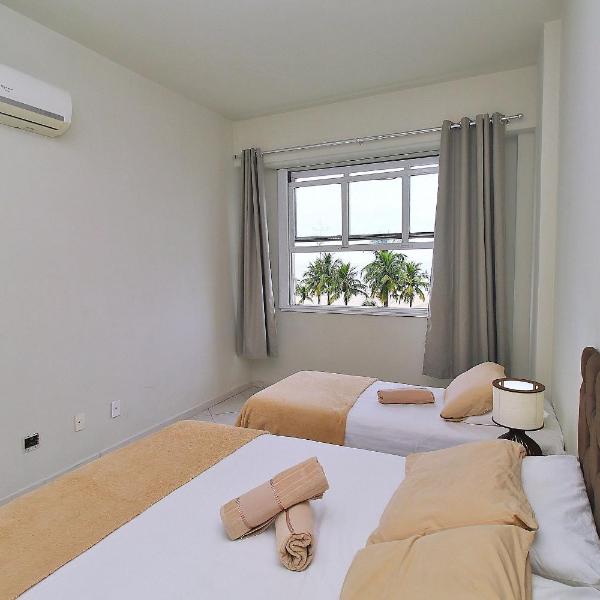 Apartamento com vista espetacular p/ 9 pessoas, frente mar, próximo ao metrô. - Foto 2