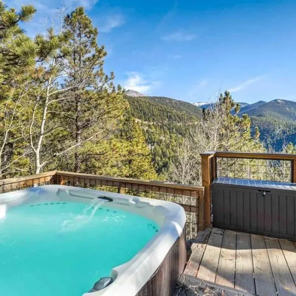 Timber Peak Cabin - Hot Tub BBQ Scenic Views, hotel u gradu 'Divide'