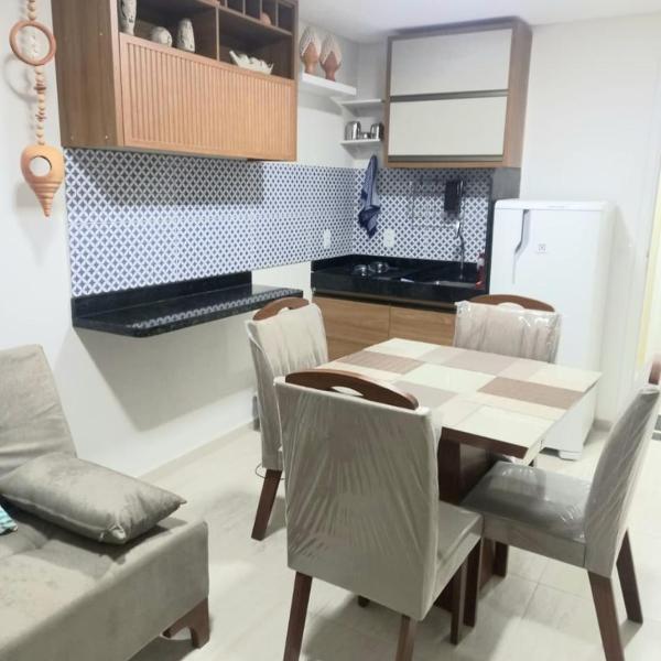 Flat Pé na areia nas piscinas Nat de Porto de Gal Yanaconcha 301 - Foto 5