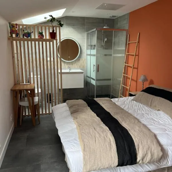 Parenthèse idéale Chambre O double face dans villa face mer à Carnac, hotel v destinaci Carnac