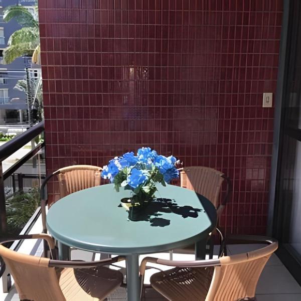 RIVIERA: M6 PRAÇA DAS ARTES 24 Duplex, Perto da Praia, Vista para as Piscinas, 3Dorms+Sala Íntima, 2½Banh, 2Gar, Ar+Ventiladores, Wi-Fi, Tela de Proteção, Varanda com Churrasqueira Ecológica, até 8-9Hóspedes