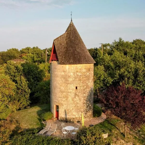 Moulin de Paillères - avec bain nordique et vue panoramique, ξενοδοχείο σε Galapian