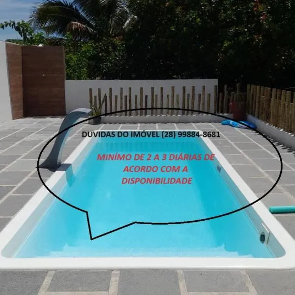 Casa Com Piscina. Prox. Mar e Lagoa Ideal Família, Hotel in Marataizes