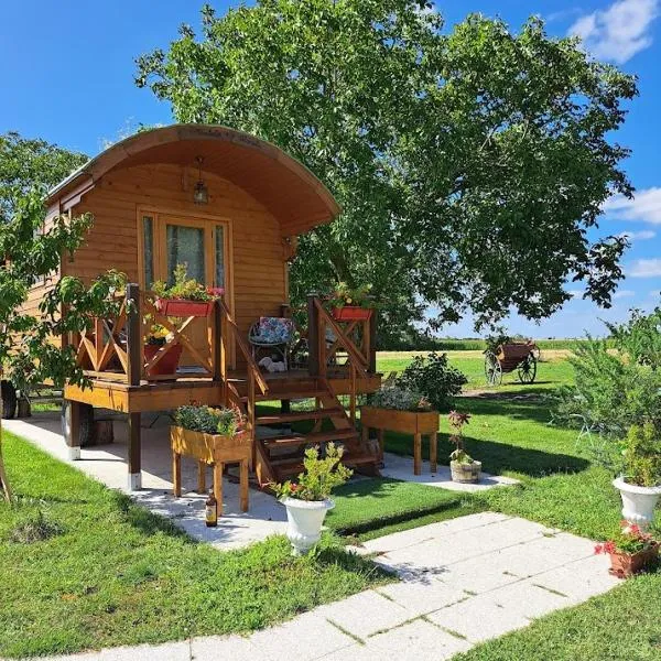 LA ROULOTTE DE FLORETTE avec jacuzzi gratuit, hotel in Soings-en-Sologne