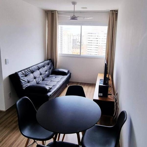 AP10 Prático, confortável com wifi, piscina, rooftoop e academia em frente ao Metrô - Foto 2