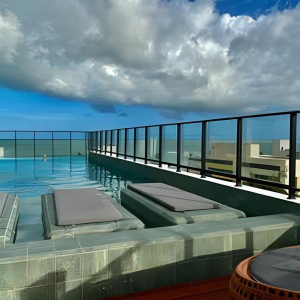 Flat 50m da praia GET ONE 3