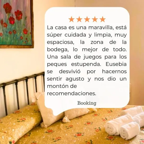 La Casa de mis Padres、Arahuetesのホテル