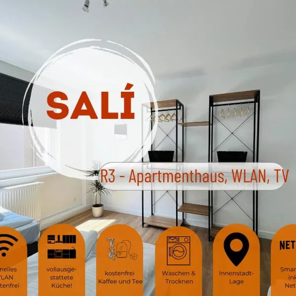 Sali - R3 - Apartmenthaus, WLAN, TV, hotell sihtkohas Remscheid