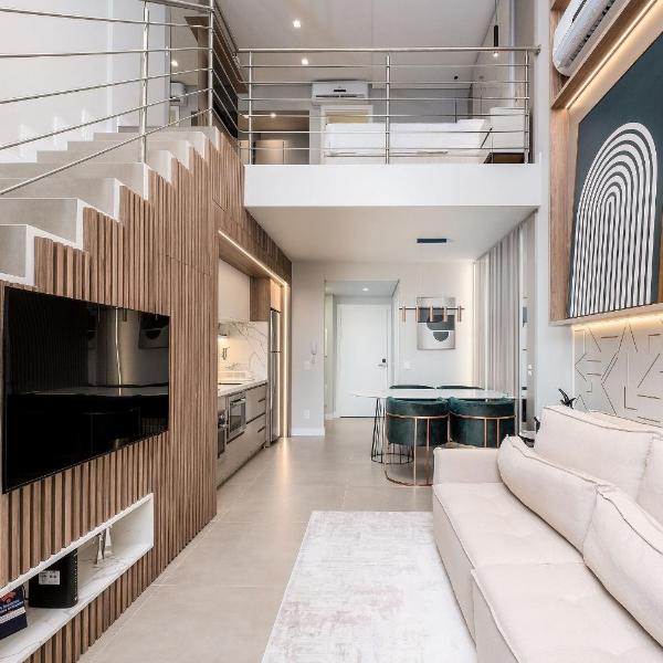Duplex Design em Jurerê, Garagem e Churrasq JPR211