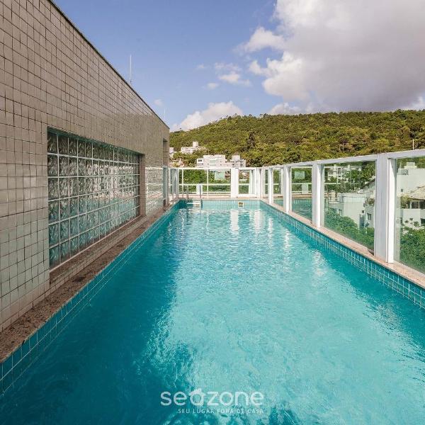 Apto c/ Piscina, 85m da praia em Jurerê - PTJ203