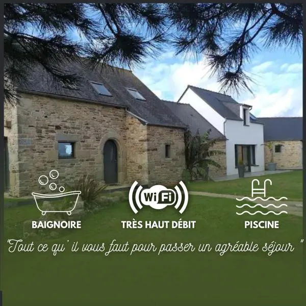 Le Loft du Dolmen Clara, entre terre et mer, hotel in Plounévez-Lochrist