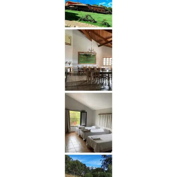 Fazenda com 3 espaços independentes - 10 suítes com PISCINA, 4 suítes com JACUZZI ou Chalé romântico com JACUZZI - Wi-Fi 400MB Lagos e Cavalos, hotel in Pedra Bela