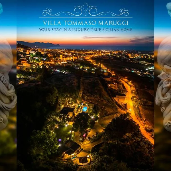 Villa Tommaso Maruggi, Sicilia, con Jacuzzi e piscina privata, khách sạn ở Alcamo