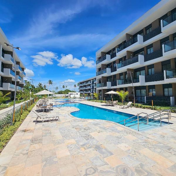 Flat premium com varanda gourmet no Makia Resort em Muro Alto 4 pessoas - Foto 4