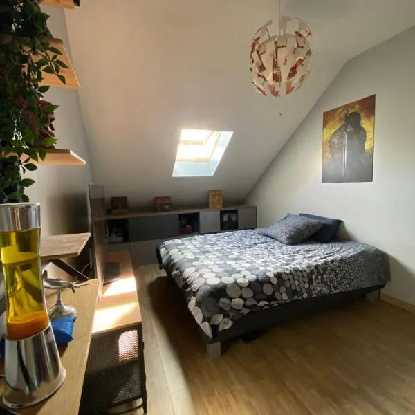 Chambre en duplex, entrée autonome, SDB privative, hotel v destinaci Taverny