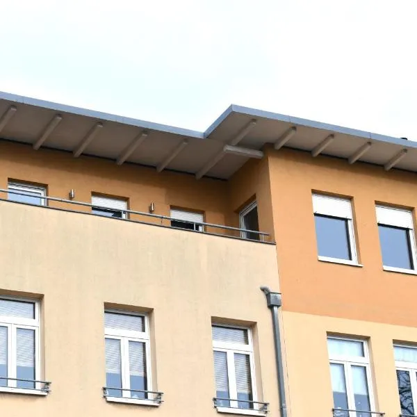 City-Dach-Apartment mit Loggia - Balkon - Kamin, hotel a Cottbus