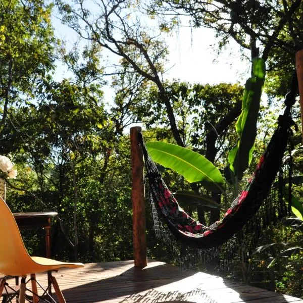 Sitio Cocoroca - casa com banheira, vista para a mata e acesso ao rio, hotel a São Jorge