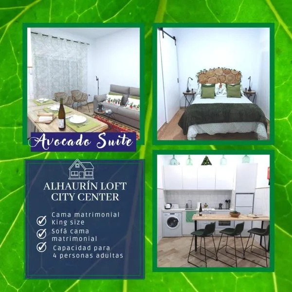 Avocado Suite by Alhaurín Loft City Center、アラウリン・デ・ラ・トレのホテル