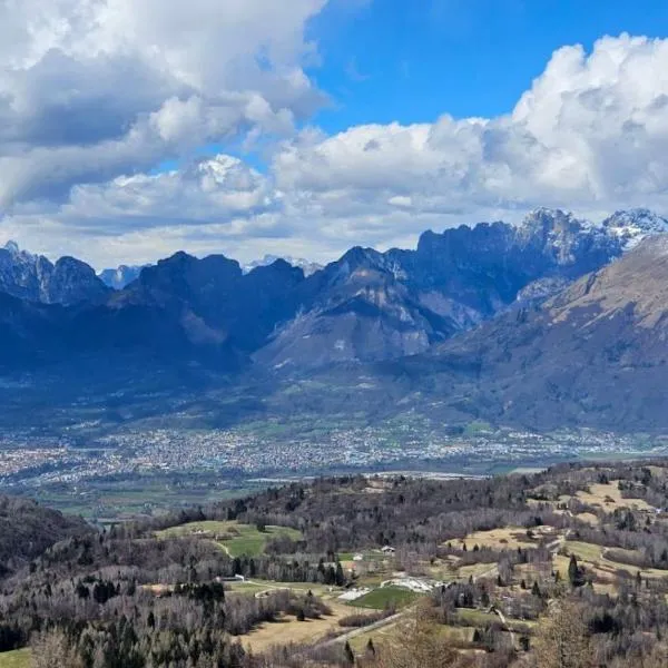 Adorable Dolomiti View Point Studio, viešbutis mieste Nevegalas