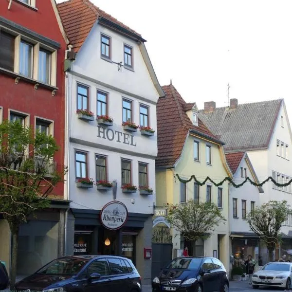 Hotel Café Rhönperle, hotel en Bad Neustadt an der Saale