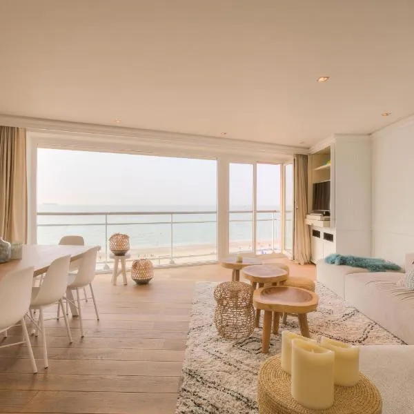 4e verdiep appartement met zeezicht in Knokke voor max 7 personen, hotel v destinaci Knokke-Heist