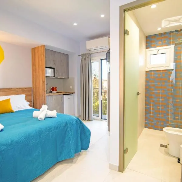 Corfu Port Studios, hotel Mandúkiban