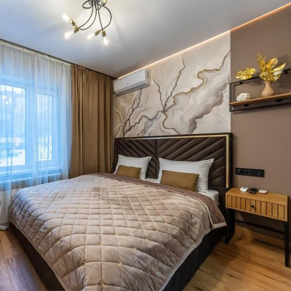 Стильні апартаменти на Виноградарі від MYFREEDOM, hotel v Kyjevě