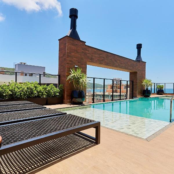 CÓD. 1129 - Apartamento com 01 quarto, vista mar com rooftop, e piscina - Foto 4