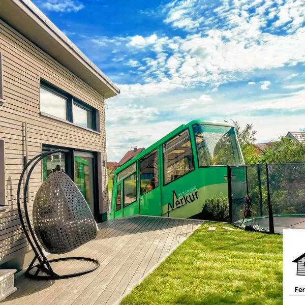Exklusives Holzhaus mit Bergbahn - Baden-Baden im Schwarzwald, hotel v destinaci Baden-Baden