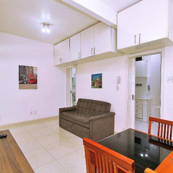 Belo 2 quartos para 6 pessoas na quadra da praia - Foto 5
