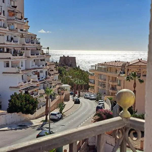 알무녜카르에 위치한 호텔 Al Monacar vistas al mar, parking, aire acondicionado y wifi