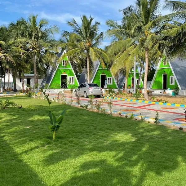 GreenLeaf Resorts and Restaurant, hotel in Mandapam