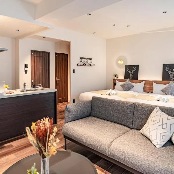 Apartment Hotel 11 Shinsaibashi Amemura、大阪市のホテル