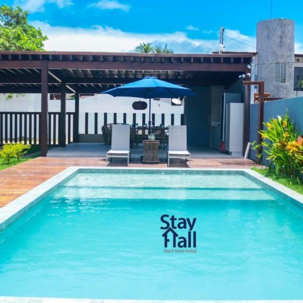Casa c piscina privada+churrasq-4qrts Serrambi-086
